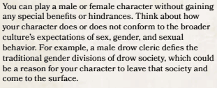 D&D 5th Edition On Gender Part 1