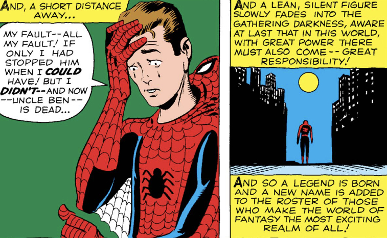 Amazing Fantasy #15 by Stan Lee and Steve Ditko